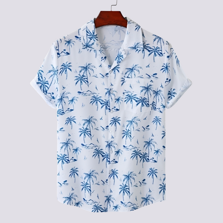 Sommerliches Lässiges Herren Hawaii-Hemd