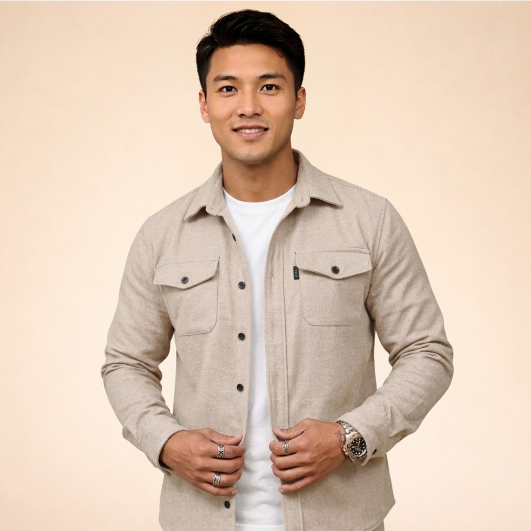 Herren Hemdjacke – Atmungsaktiv, Stylisch &amp; Vielseitig