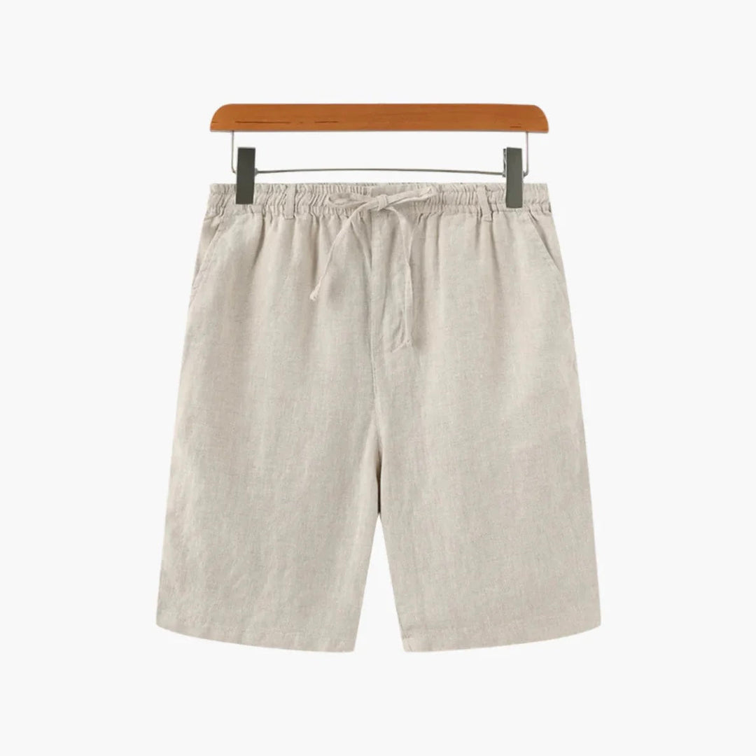 Leichte Atmungsaktive Herren Leinenshorts