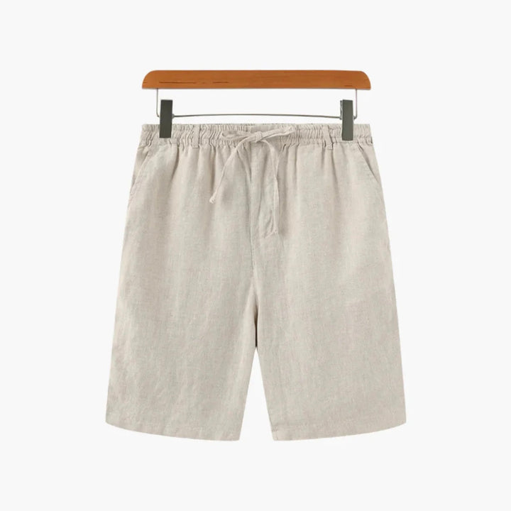 Leichte Atmungsaktive Herren Leinenshorts