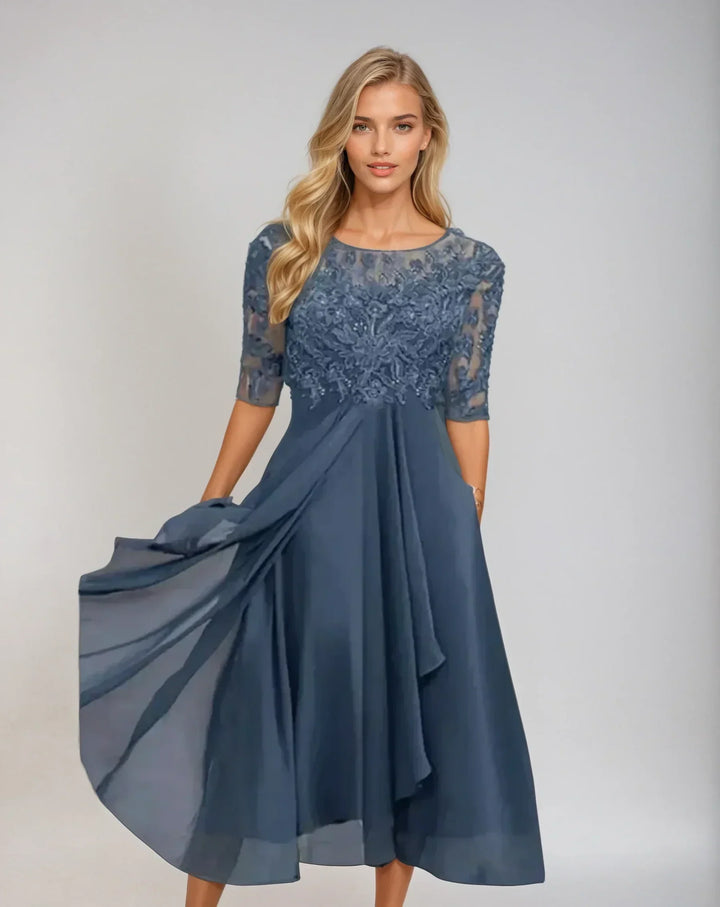 Elegantes Damen Spitzenkleid