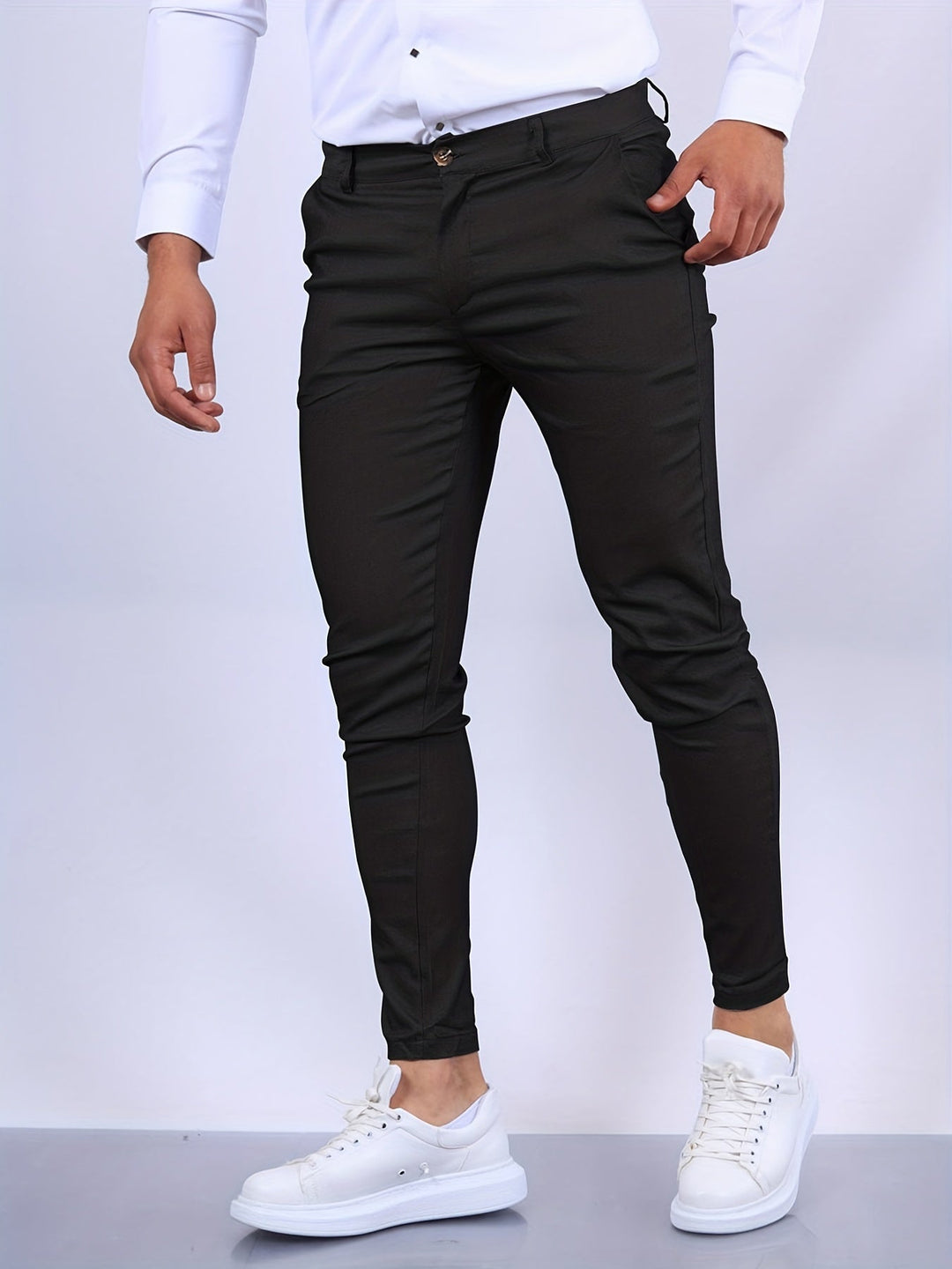 Elegante Slim Fit Herren Hose – Modernes Design