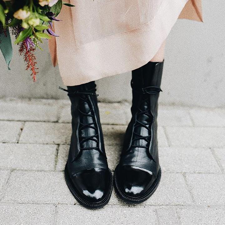 Klassische Damen Absatzstiefel