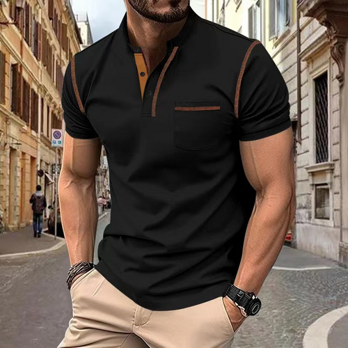 Elegantes Zeitloses Herren Poloshirt