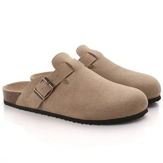 Elegante Klassische Herren Wildleder-Slipper