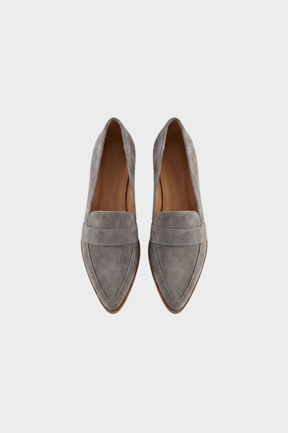 Elegante Damen Slipper mit Blockabsatz aus Wildleder