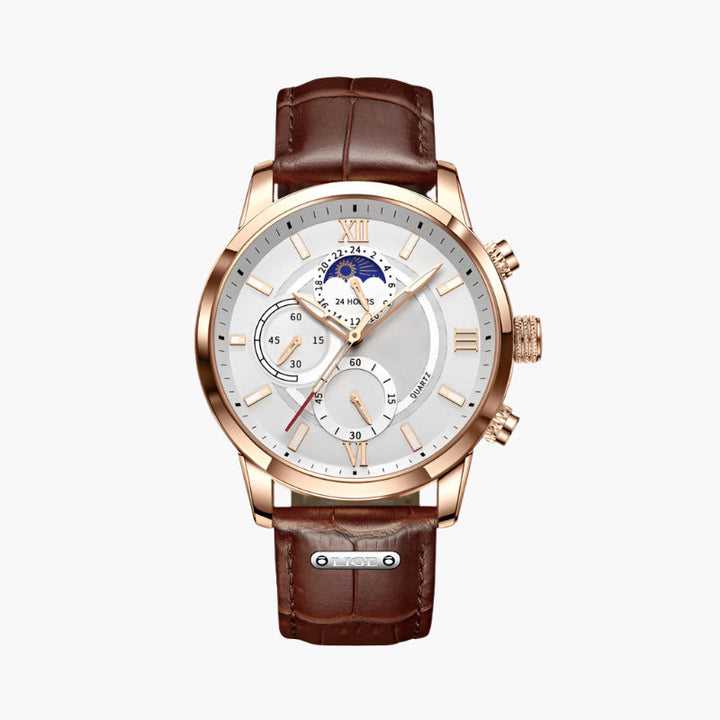Klassische Wasserdichte Herren Armbanduhr