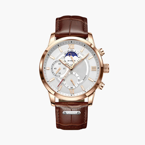 Klassische Wasserdichte Herren Armbanduhr