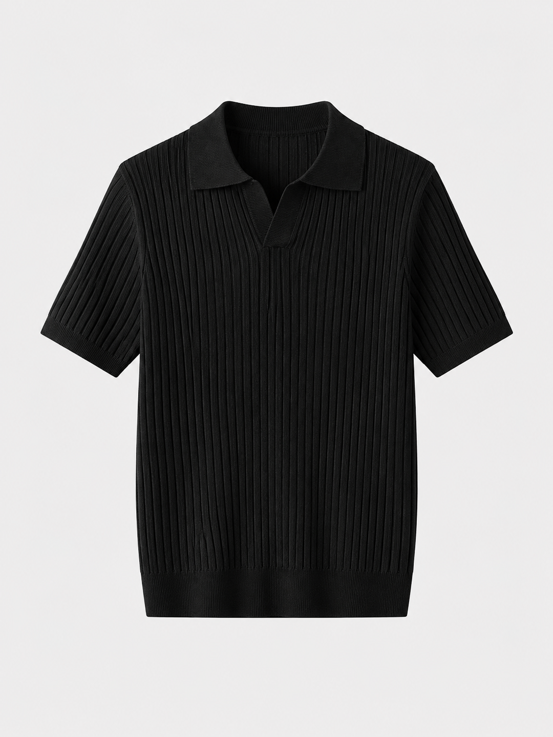 Elegantes Herren Poloshirt mit V-Ausschnitt