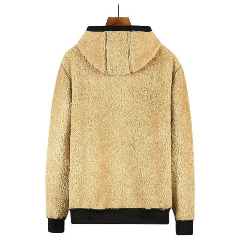 Christer Warme Herren Fleece-Kapuzenjacke