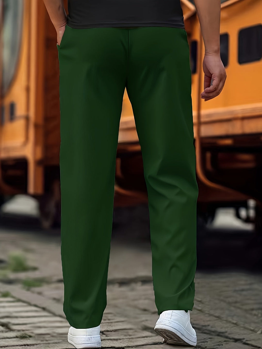 Elegante Bequeme Herren Alltagshose