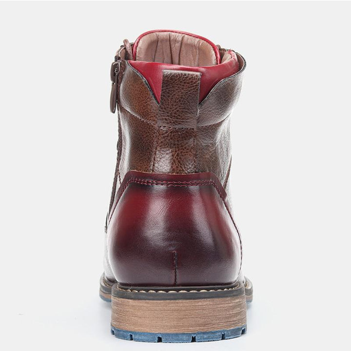 Leo Handgefertigte Damen Oxford-Boots aus Leder