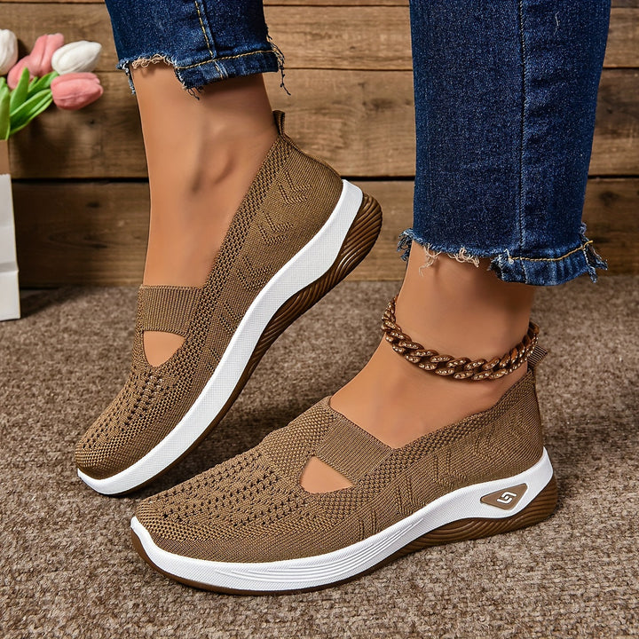 Bequeme Ergonomische Damen Slip-On Komfortschuhe