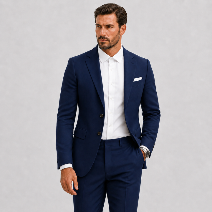 Eleganter Slim Fit Herren Anzug