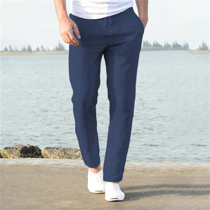 Leichte Sommerliche Herren Leinenhose