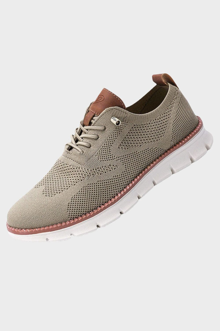 Atmungsaktive Leichte Herren Sneaker in Strickoptik