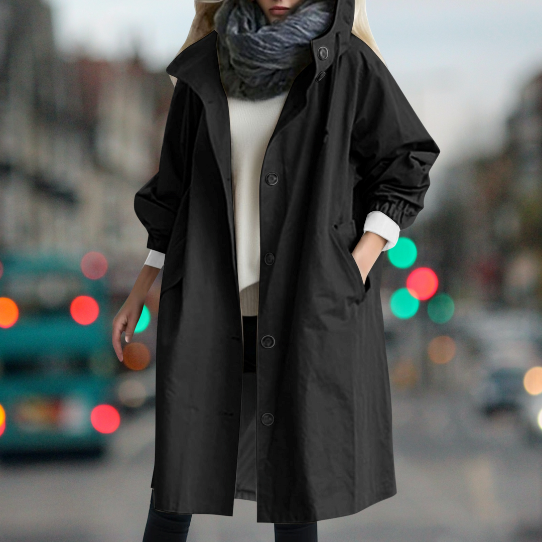 Wasserdichter Warmer Damen Trenchcoat