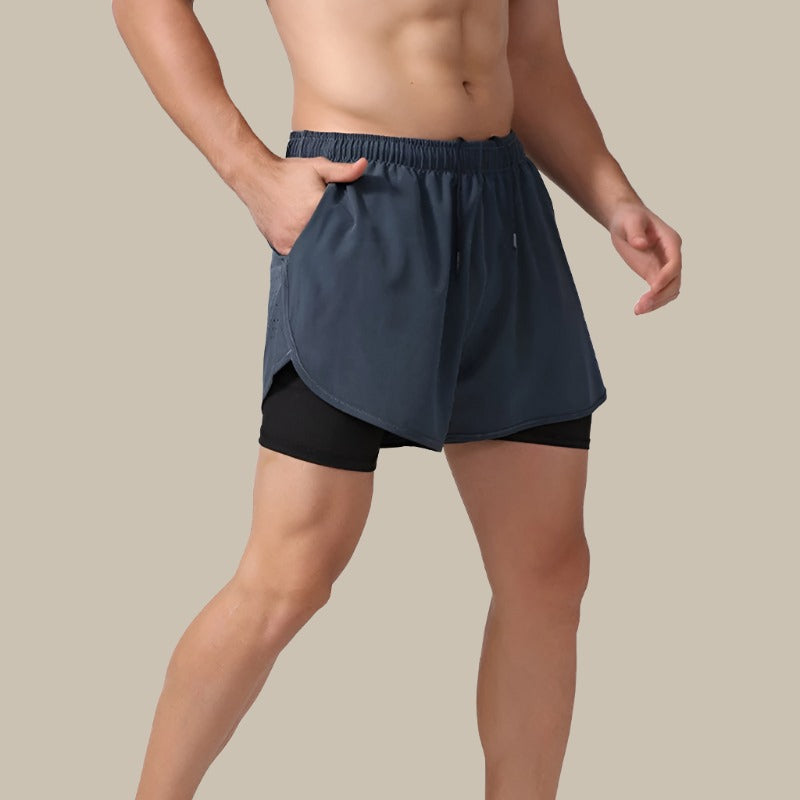 Sportliche Schnelltrocknende Herren Laufshorts