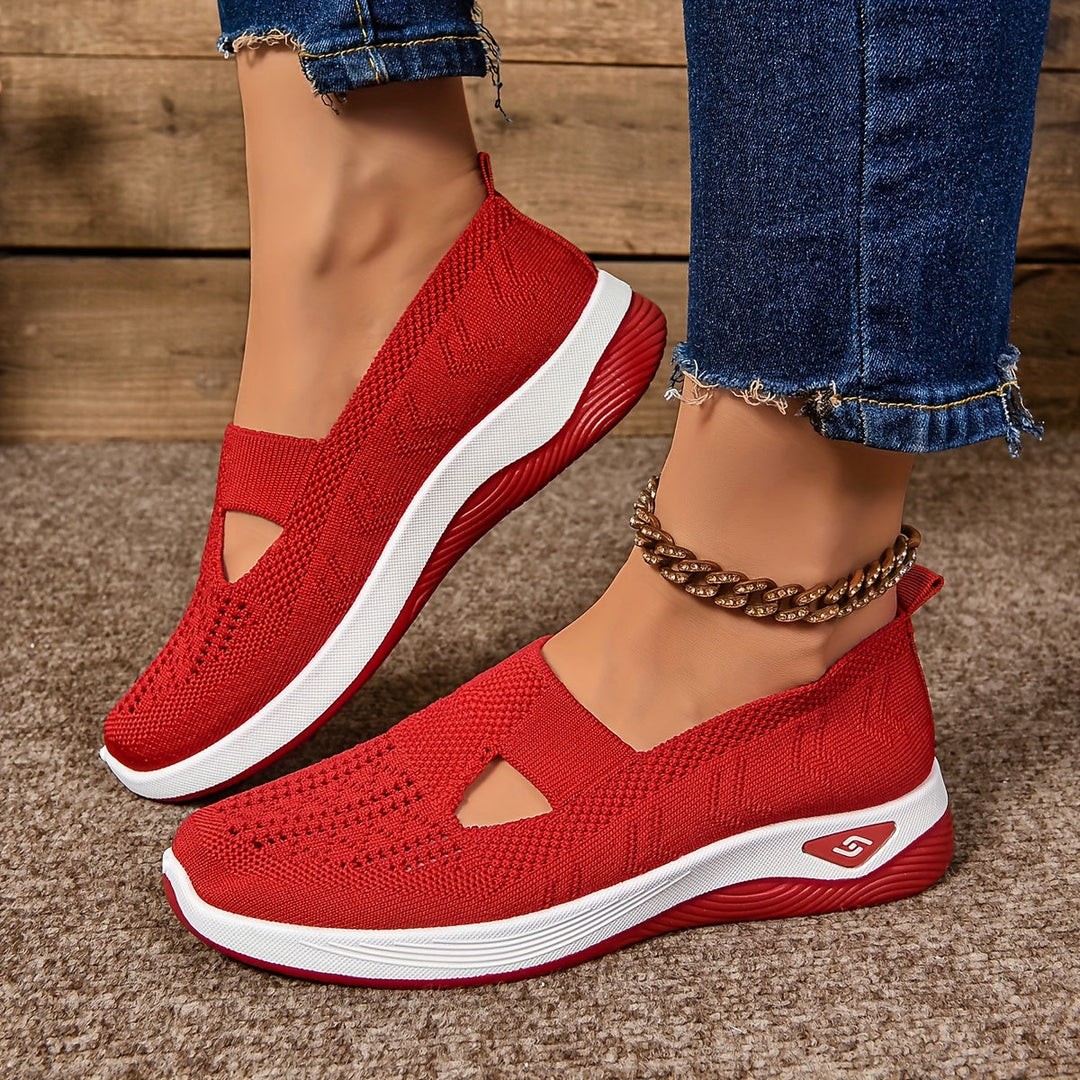 Bequeme Ergonomische Damen Slip-On Komfortschuhe