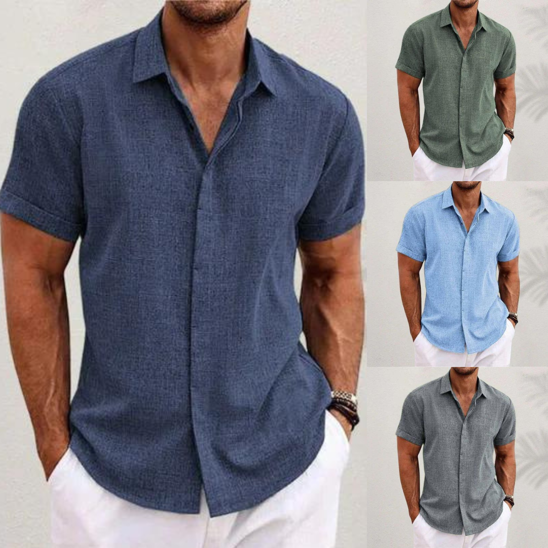 Lässiges Vielseitiges Herren Button-Down-Hemd