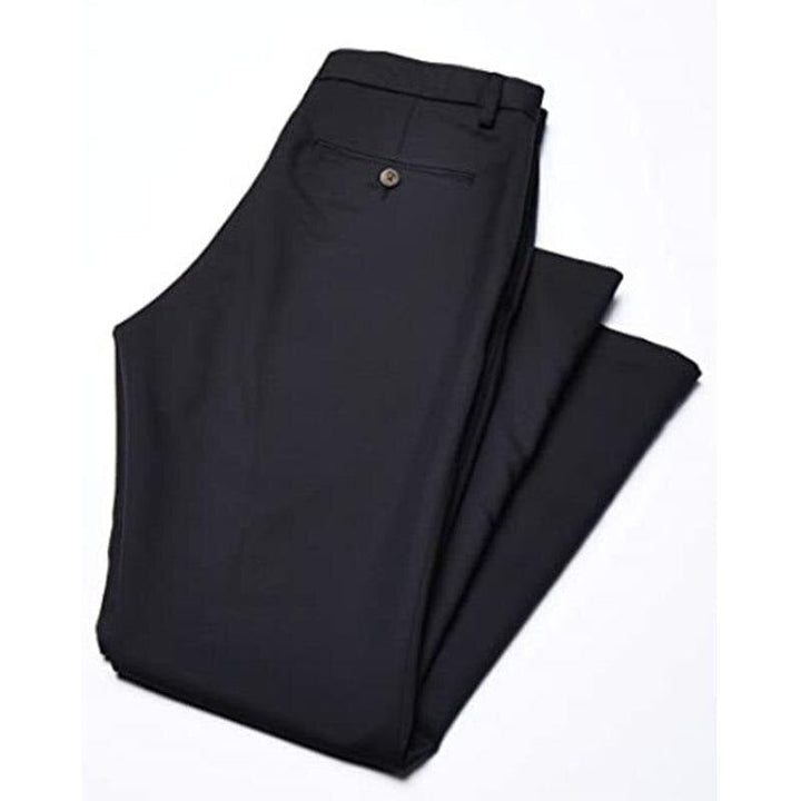 Elastische Bequeme Herren Anzughose mit Hoher Taille