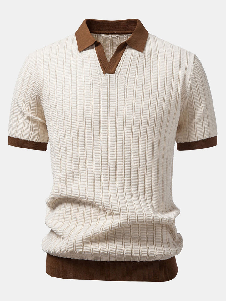 Elegantes Schickes Herren Polo &amp; Hosen Set