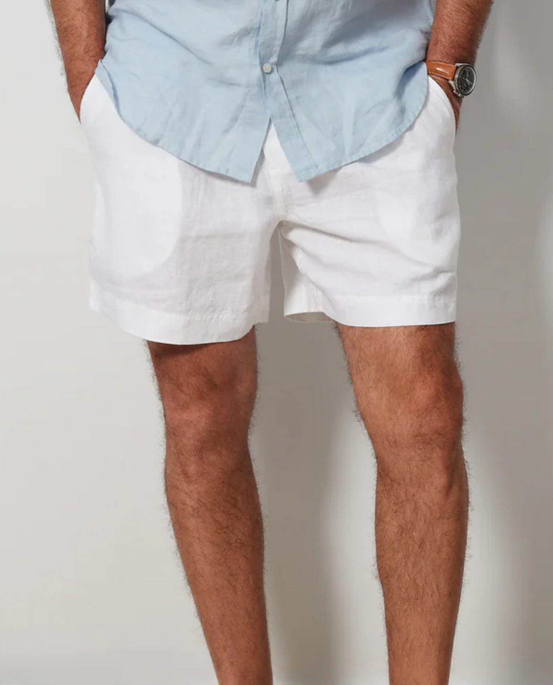 Leichte Leinen Herren Shorts