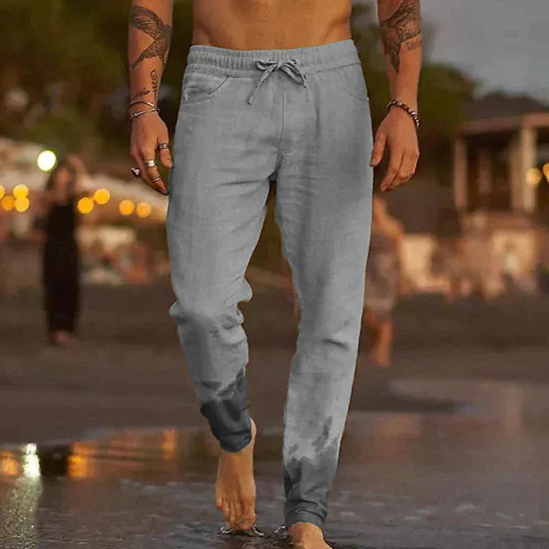 Thierry Leichte Herren Leinenhose