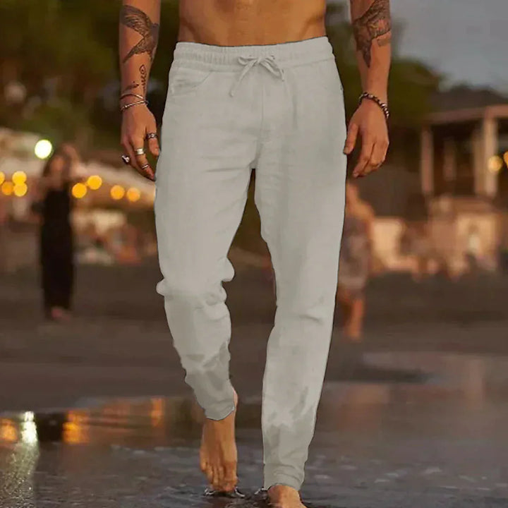 Thierry Leichte Herren Leinenhose