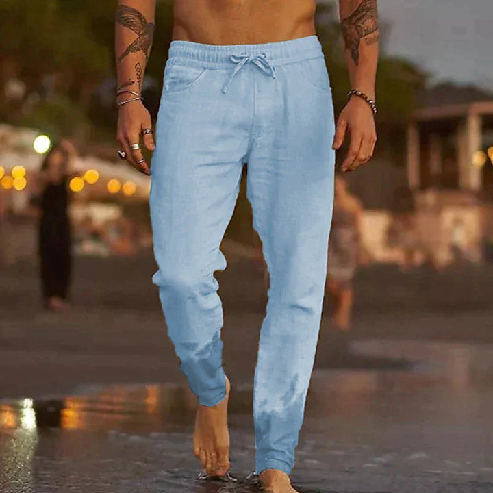 Thierry Leichte Herren Leinenhose