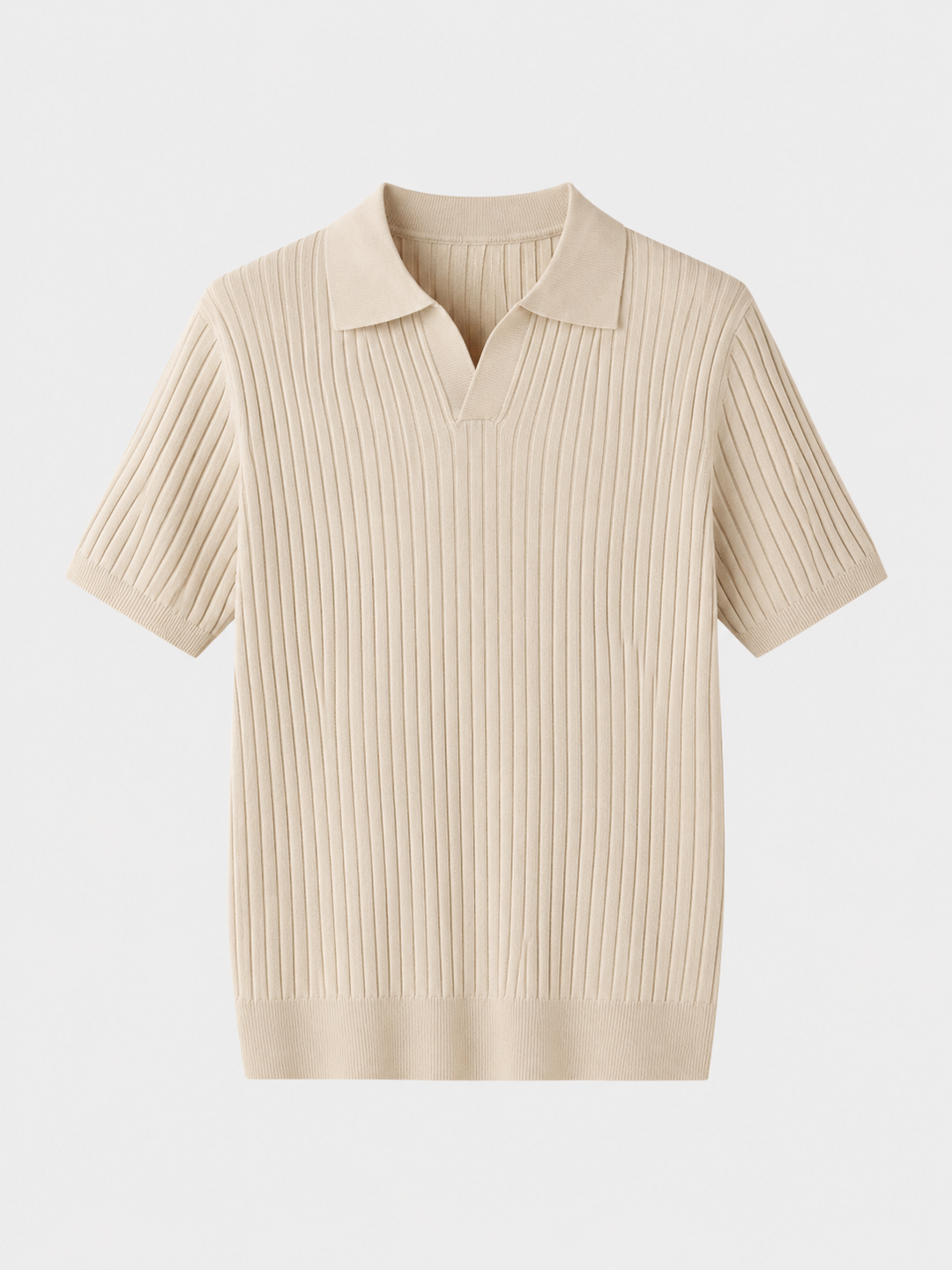Elegantes Herren Poloshirt mit V-Ausschnitt