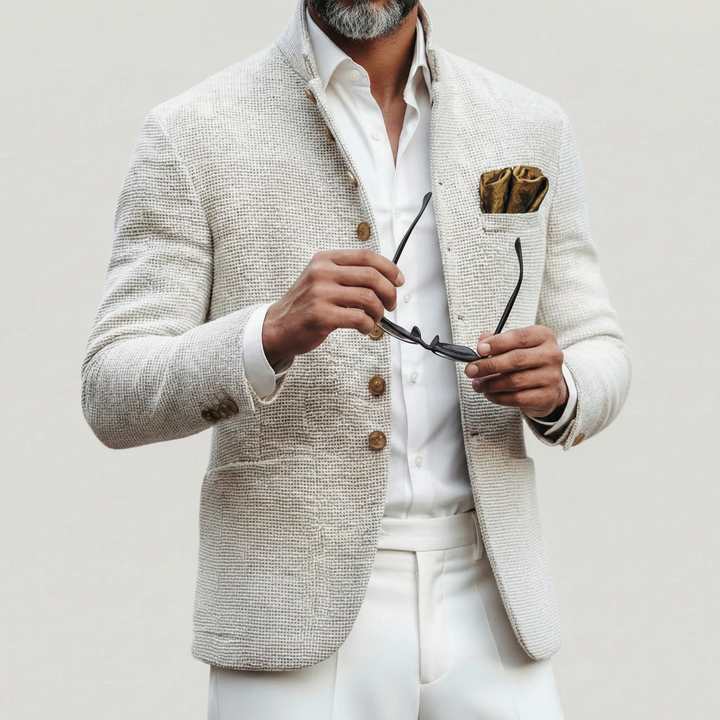 Eleganter Herren Cardigan mit Knopfleiste