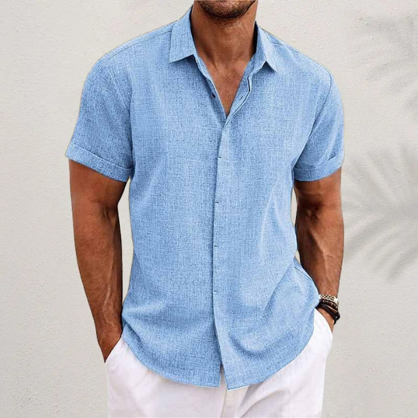 Lässiges Vielseitiges Herren Button-Down-Hemd