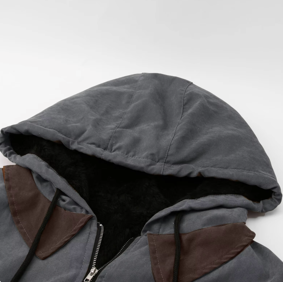 Modische Herbst Herren Jacke mit Kapuze