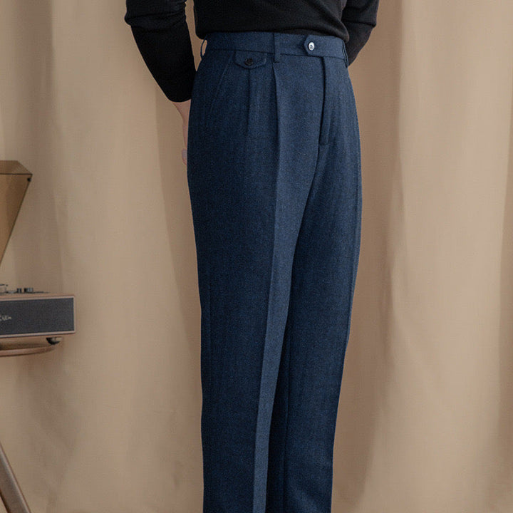 Elegante Klassische Herren Stoffhose