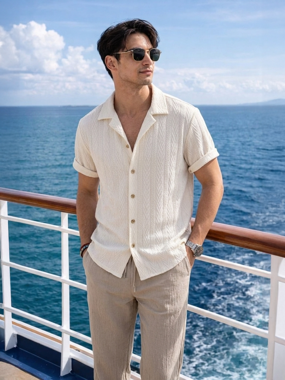 Elegantes Sommerliches Herren Set