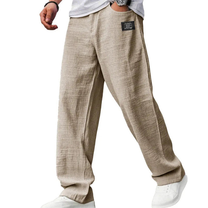 Leichte Herren Hose mit Geradem Bein
