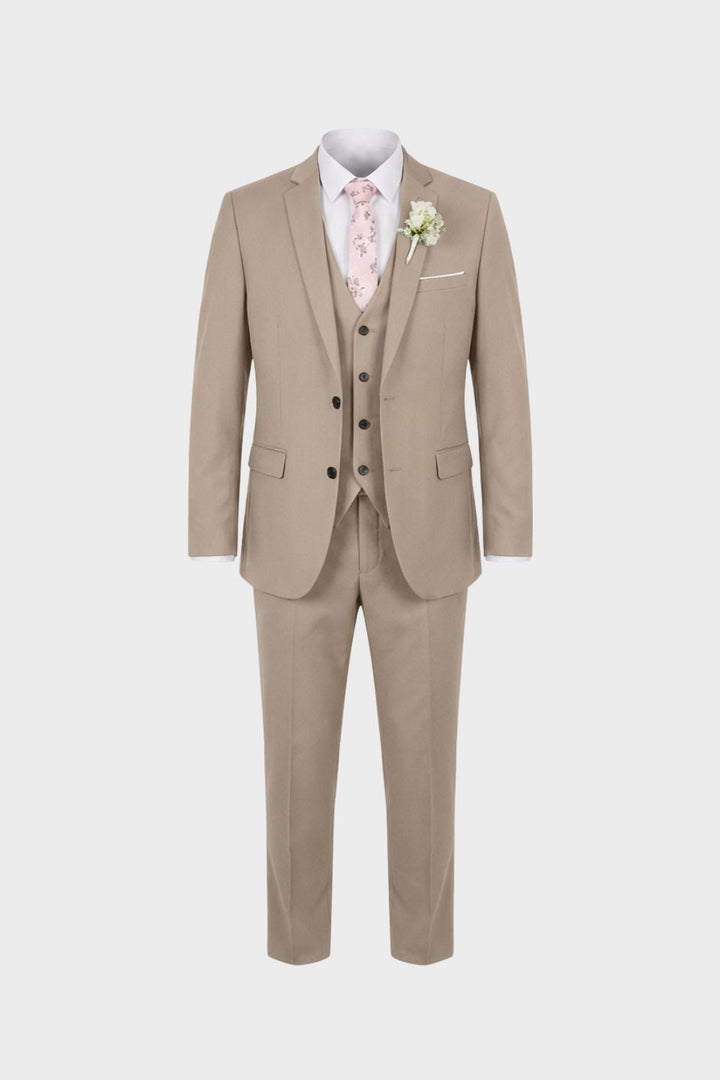 Eleganter 3-Teiliger Herren Anzug mit Weste