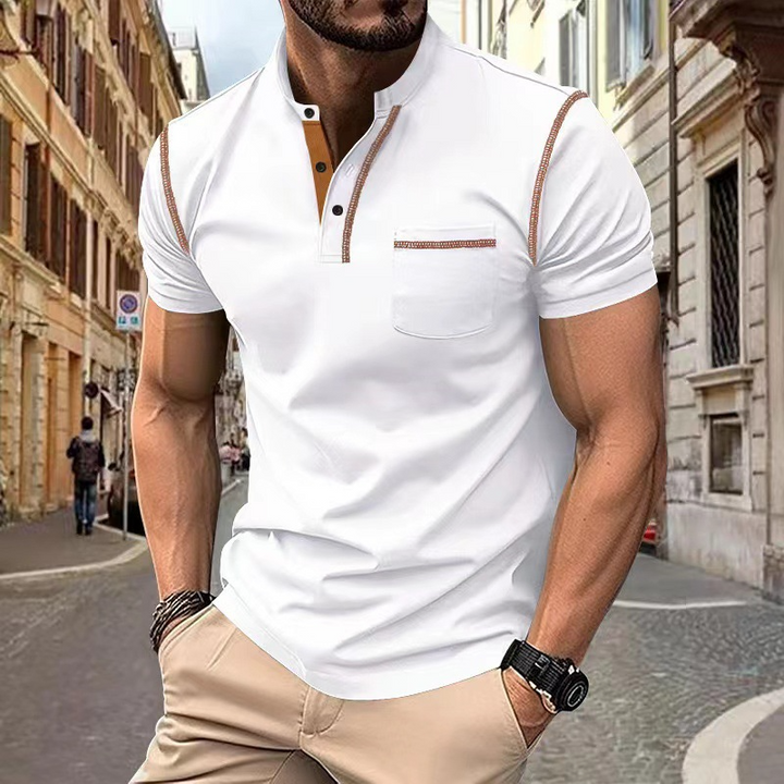 Elegantes Zeitloses Herren Poloshirt