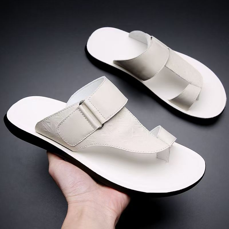 Elegante Leder Herren Sandalen