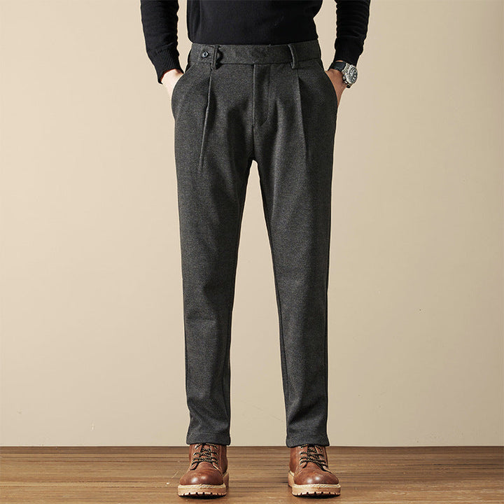 Klassische Herren Stoffhose aus Wollmischung