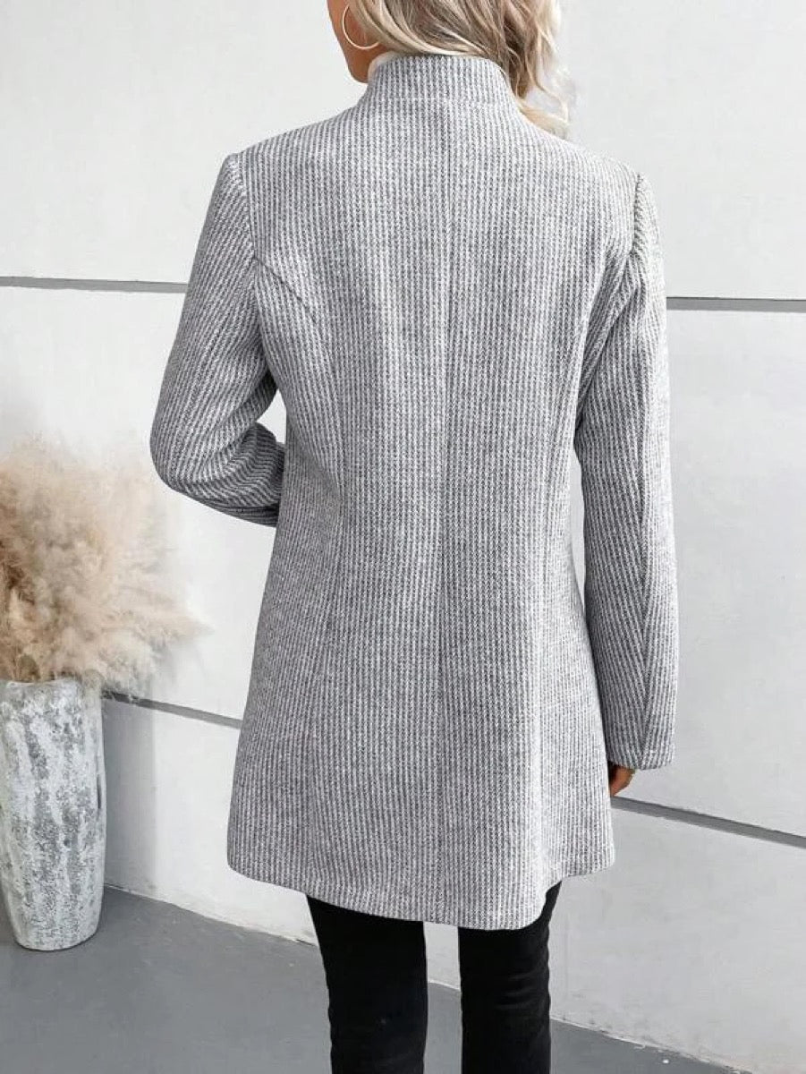 Bequemer Damen Langarm-Cardigan mit Taschen