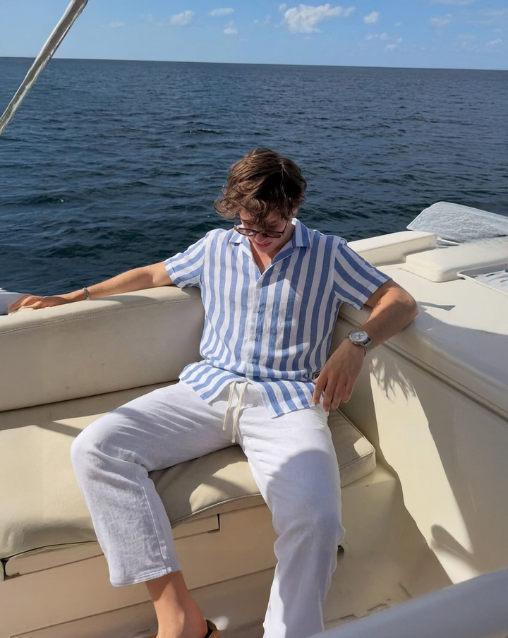 Elegantes Sommerliches Herren Outfit-Set