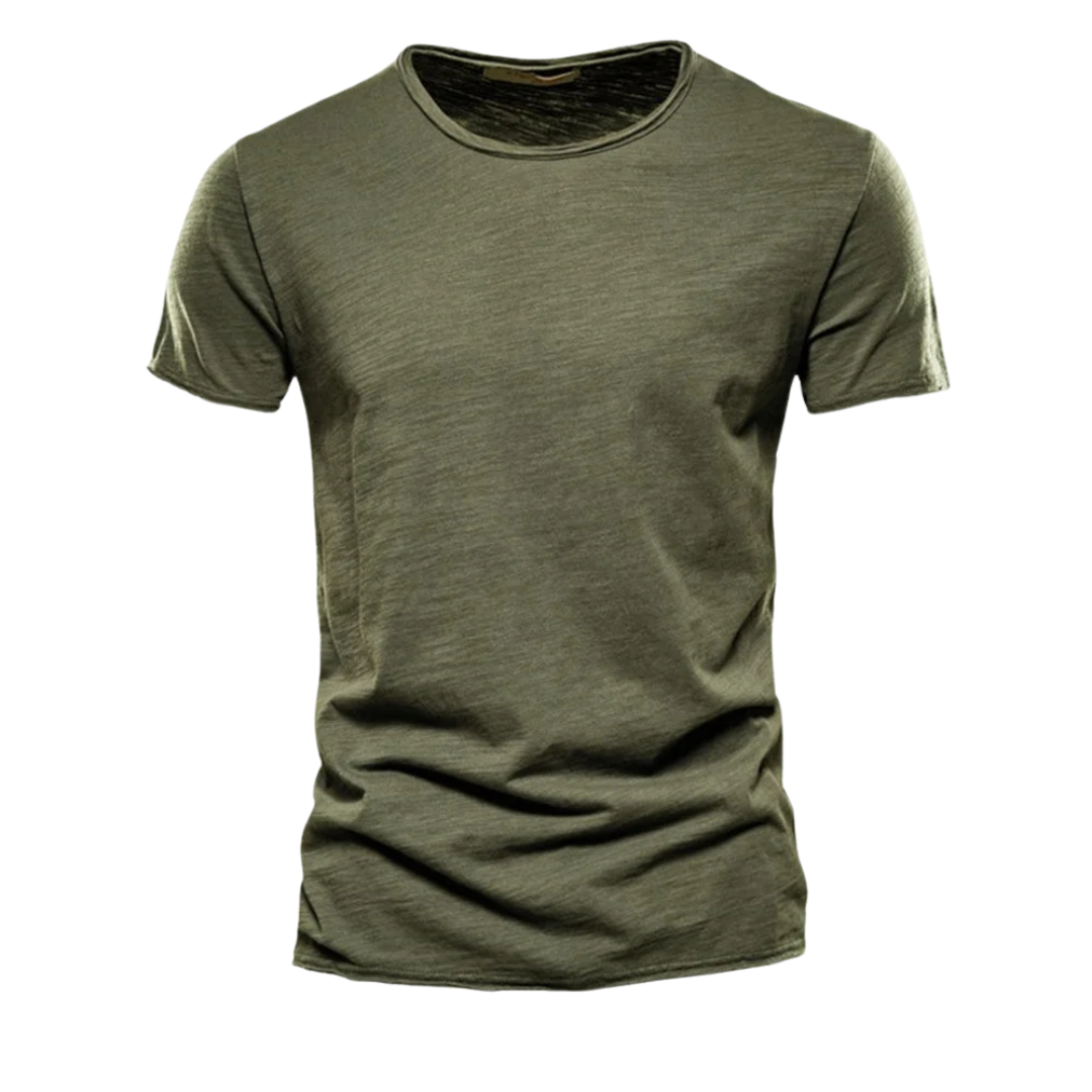 Atmungsaktives Leichtes Herren Rundhals T-Shirt