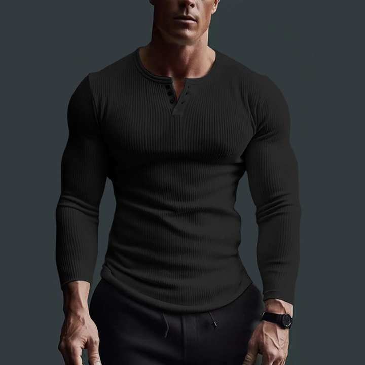 Langarmshirt Herren | Figurbetont &amp; Moderner Look