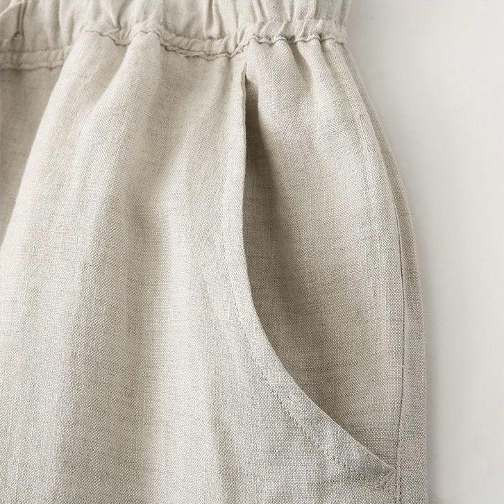 Lässige Leinen Herren Hose