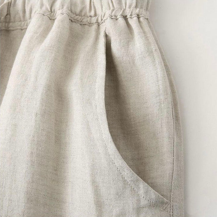 Lässige Leinen Herren Hose