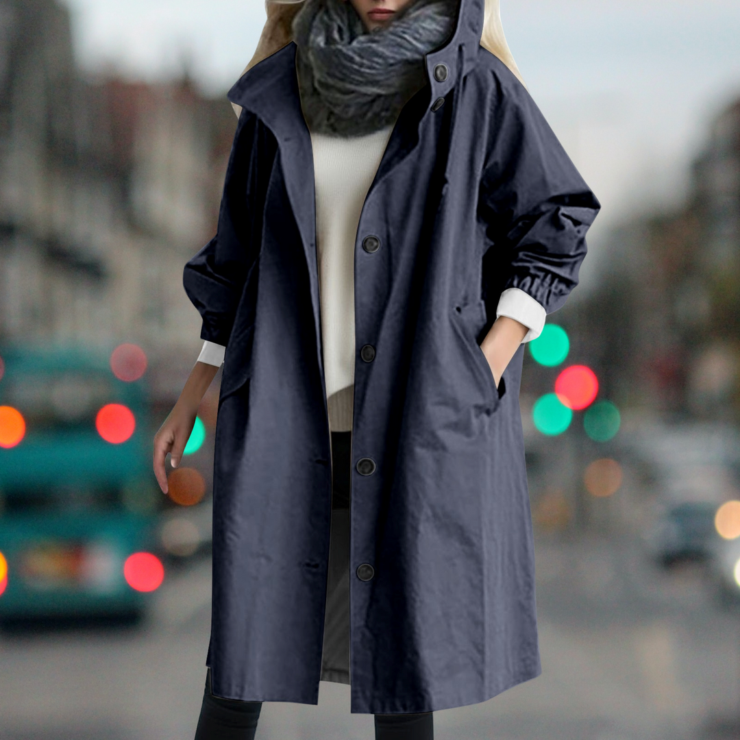 Wasserdichter Warmer Damen Trenchcoat