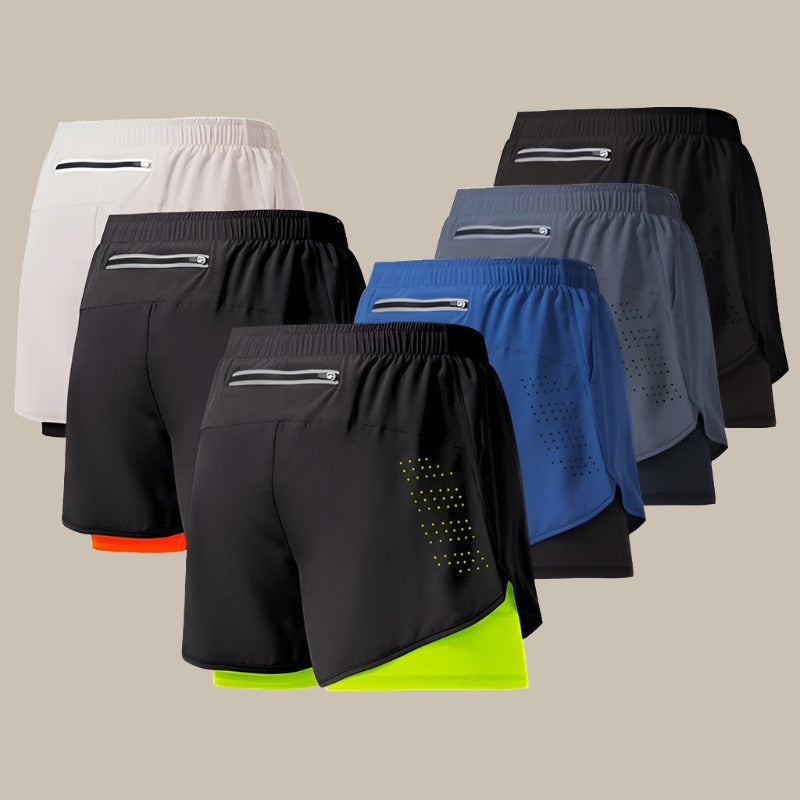 Sportliche Schnelltrocknende Herren Laufshorts