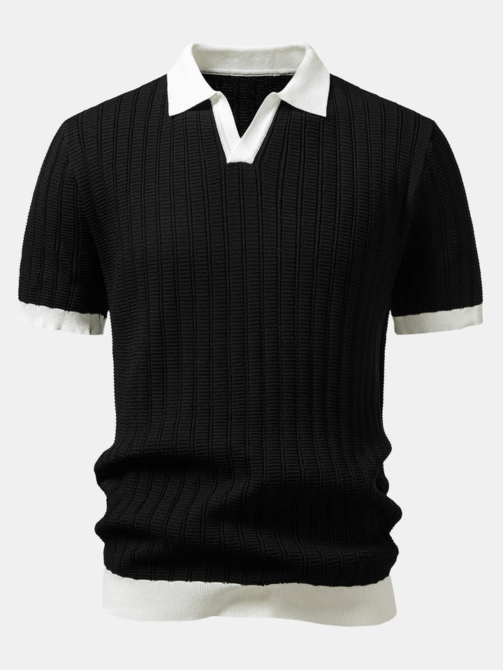 Elegantes Schickes Herren Polo &amp; Hosen Set
